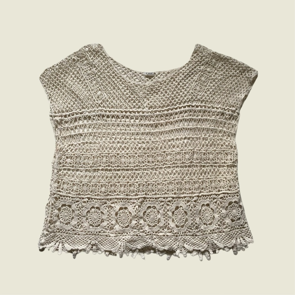 Y2K BOHO CROCHET TOP
